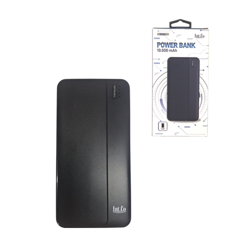 CARGADOR PORTATIL POWER BANK 10.000MAH SALIDA 1 USB C 5V/2A Y 1 USB 5V/2A INT.CO 4X FULL CARGA POR USB C Y MICRO USB CARGA RAPIDA SIMULTANEA