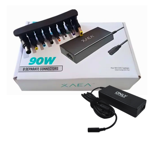 FUENTE CARGADOR NOTEBOOK UNIVERSAL XAEA 8 PIN MULTI MARCAS SELECTOR VOLTAJE 90W
