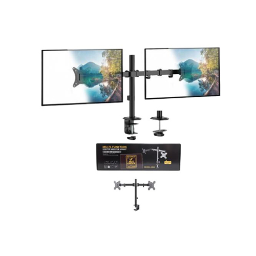 SOPORTE MONITOR DOBLE 15'' 30''/ LCD / PARA MESA ESCRITORIO 100 X 100 VESA máximo 8KG