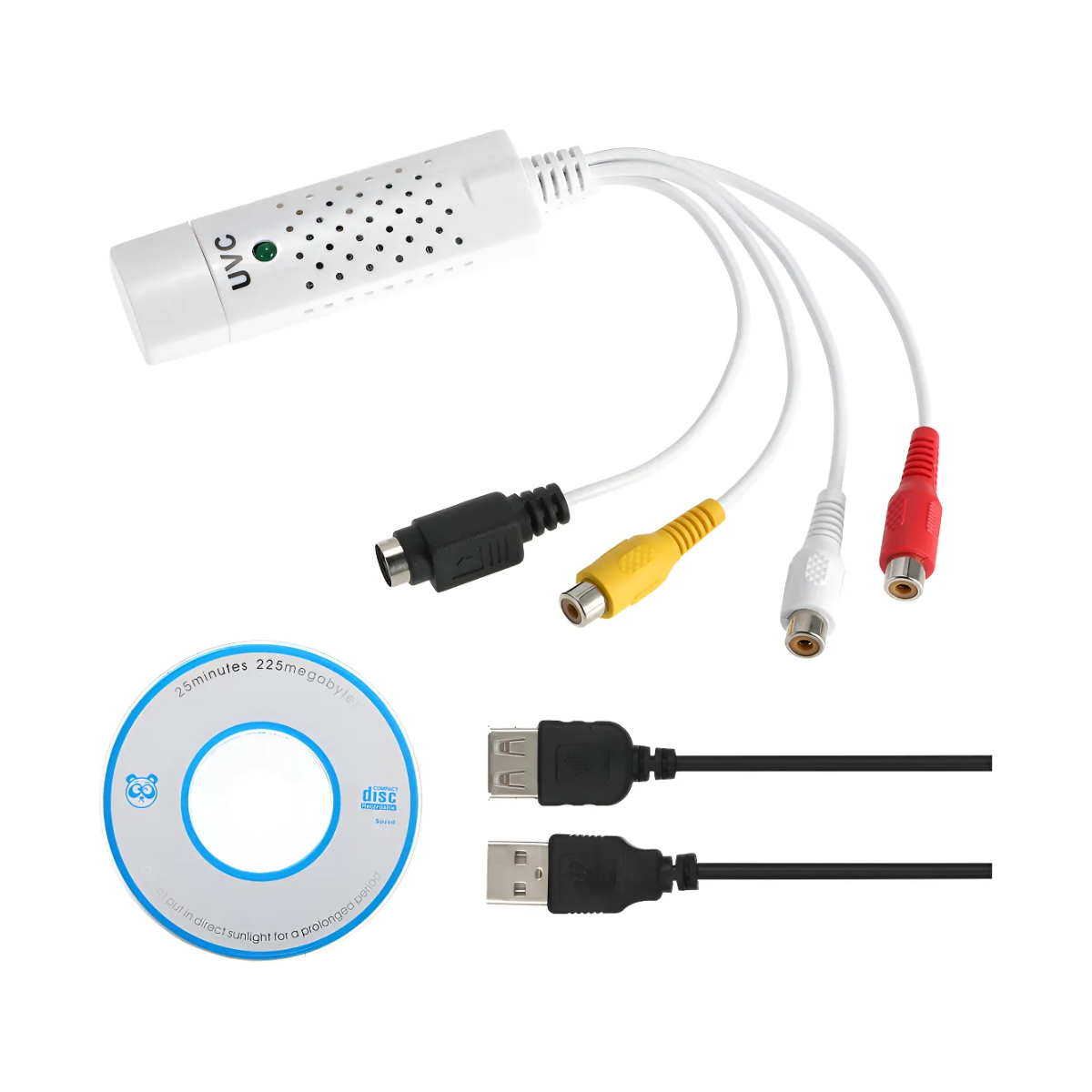 CAPTURADORA DE VIDEO Y AUDIO USB 2.0 RCA IN /S-VIDEO IN (P)