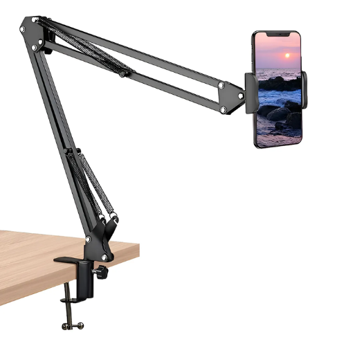 SOPORTE CELULAR TABLET ARTICULADO BRAZO METALICO MESA ROTACION 360ª MORZA PINZA AJUSTABLE