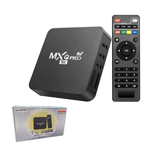SMART TV BOX ANDROID 14.0 5G + 64GB / 512GB 8K CONTROL REM Y FUENTE