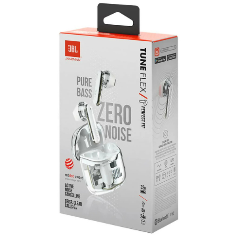 AURICULAR BLUETOOTH JBL HARMAN PURE BASS TRUE WIRELESS RECARGABLE BLANCO SS-24926
