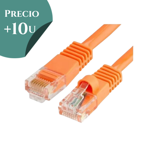 PATCH CORD CABLE RED SEISA 5MTS CAT6 *** PRECIO COMPRANDO + 10 UNIDADES ***