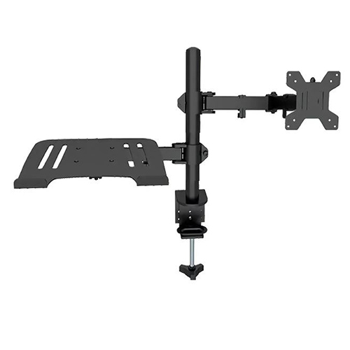 SOPORTE ESCRITORIO MONITOR TV 2 BRAZOS MOVIL INCLINABLE 13` A 32` 8KG VESA 75X75-100X100 AJUSTABLE