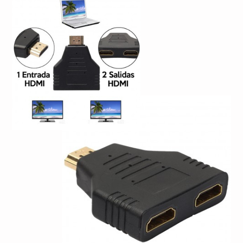 SPLITTER DIVISOR HDMI 1X2 DOS SALIDAS PASIVO