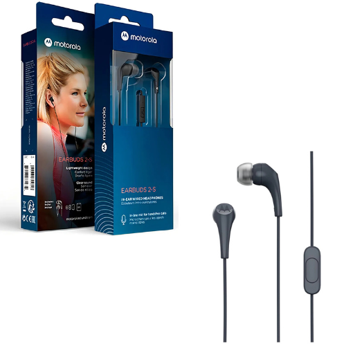 AURICULAR MOTOROLA EARBUDS IN EAR CON CABLE NEGRO EARBUDS2-S