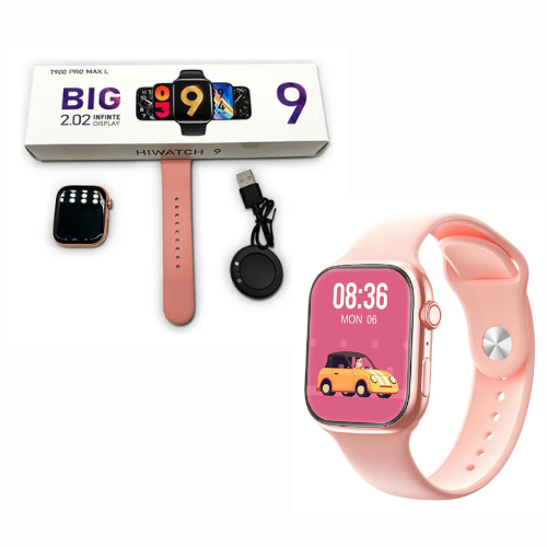 RELOJ INTELIGENTE SMARTWATCH T900 PRO MAX L BLUETOOTH TACTIL DEPORTIVO ROSADO