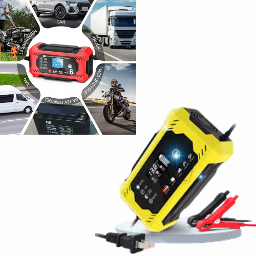 CARGADOR DE BATERIAS INTELIGENTE DE AUTO / MOTOS 12V 6A MANTENEDOR REPARADOR 220V H-6CS