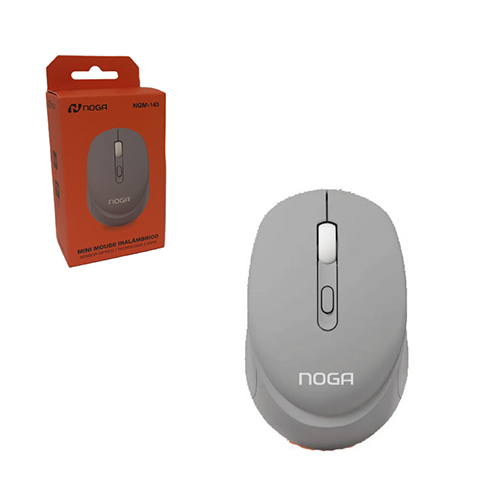 MOUSE NOGA INALAMBRICO 1600 DPI 2.4GHZ GRIS
