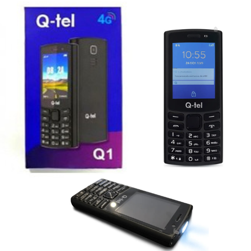 TELEFONO CELULAR Q1 Q-TEL 4G TECLA FISICA Y PANTALLA 2,8 LCD TACTIL CON WHATSAPP ANDROID DUAL SIM