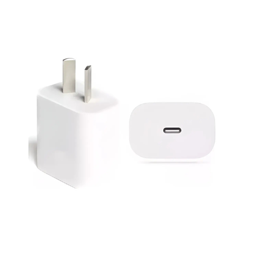 CARGADOR CABEZAL USB TIPO C CARGA RAPIDA 35W PATA OBLICUA