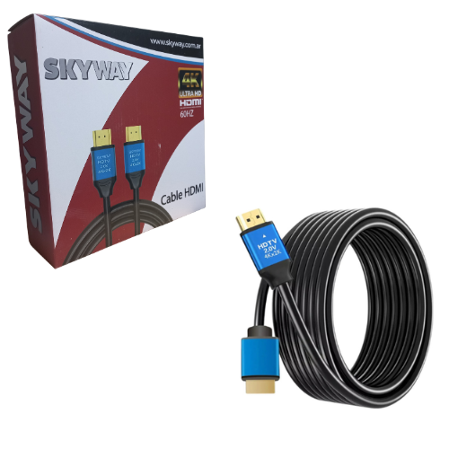 CABLE HDMI A HDMI 20 METROS 4K ULTRA HD 60HZ SKYWAY CAJA