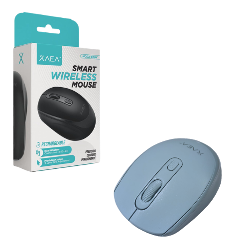 MOUSE INALAMBRICO BLUETOOTH SMART RECARGABLE DUAL 2.4G+5.1 DPI 1000/1200/1800 XAEA