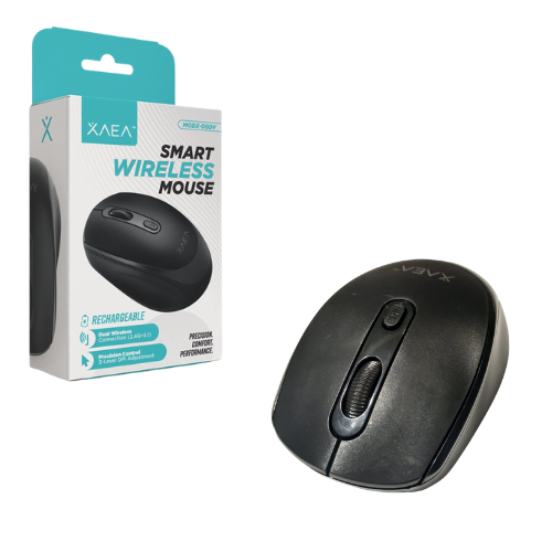 MOUSE INALAMBRICO BLUETOOTH SMART RECARGABLE DUAL 2.4G+5.1 DPI 1000/1200/1800 XAEA