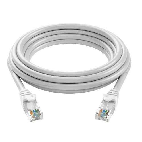 CABLE DE RED PATCH CORD CAT5 UTP 2 MTS BLANCO / GRIS