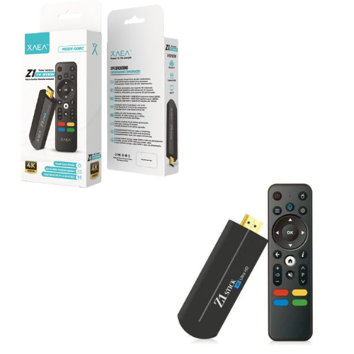 SMART TV STICK TV ANDROID 2GB/ 16GB DUAL BAND 2.4G/5G 4K ULTRA HD XAEA Z1