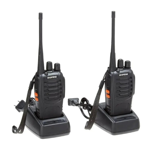 PACK DE 2 HANDY BAOFENG VHF UHF 400-470 MHZ16 CANALES 2-3 KM BF-888S