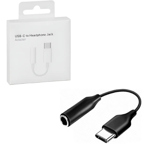 ADAPTADOR DE AUDIO TIPO C A JACK HEMBRA 3.5 STEREO SAMSUNG NEGRO