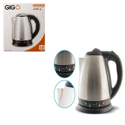 PAVA ELECTRICA CON CORTE MATE 1,8 LITROS BOTON DE CORTE GIGO