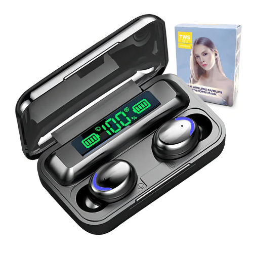AURICULAR BLUETOOTH IN EAR F9 TACTIL TRUE WIRELESS EARBUDS 5.1 CANCELACION DE RUIDOS