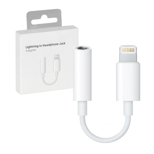 CABLE ADAPTADOR IPHONE LIGHTNING A JACK 3.5 HEMBRA AURICULAR