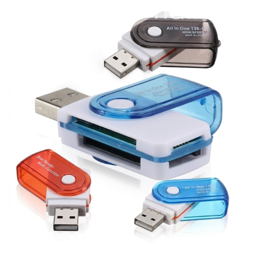 LECTOR DE MEMORIA MICRO SD 4 EN 1