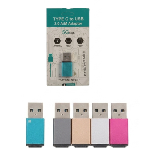 ADAPTADOR OTG USB 3.0 MACHO A TIPO C HEMBRA