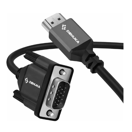 CABLE HDMI MACHO A VGA MACHO 1.8MTS 3D 4K DEHUKA