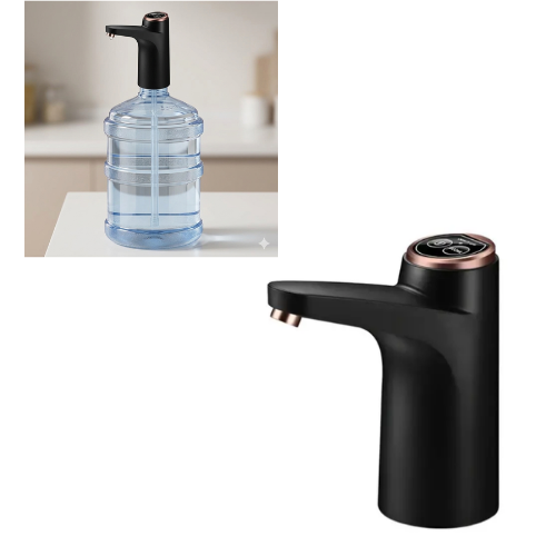 DISPENSER BOMBA AUTOMATICO DE AGUA PARA BIDONES PUMP RECARGABLE 4W 600ML