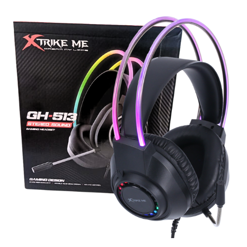 AURICULARES GAMER RGB CON MICROFONO AJUSTABLE PC USB ADAPTADOR JACK 3.5 COMPUTADORA