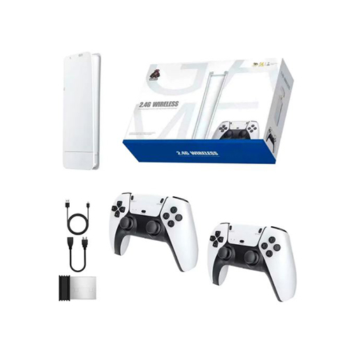 CONSOLA INALAMBRICA HDMI CON 2 JOYSTICKS BLANCOS ENTRADA USB DDR3 256MB