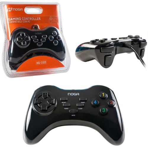 JOYSTICK PC CABLE 1.8MTS 12 BOTONES NOGA NG-2103