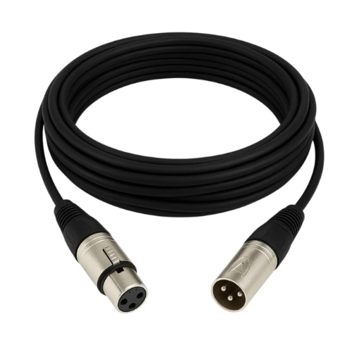 CABLE MICROFONO CANON MACHO CANON HEMBRA 6MTS