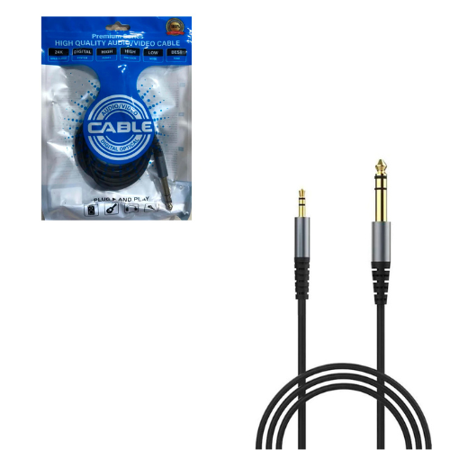 CABLE PLUG 3.5 ST A PLUG 6.5 ST 1.5 METROS XC-S5013