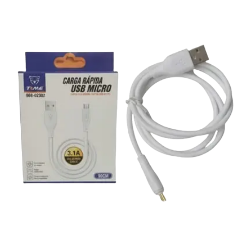 CABLE USB A MICRO USB V8 3.1 TIME 90CM