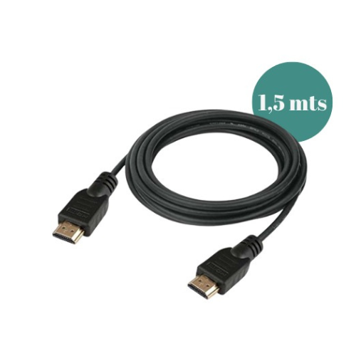 CABLE HDMI A HDMI MACHO MACHO 1/1.5 METROS