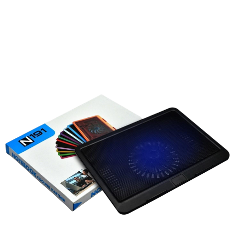 BASE NOTEBOOK 1 COOLER CON LUZ HASTA 17″ N191