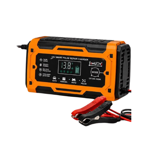 CARGADOR DE BATERIAS INTELIGENTE DE AUTO / MOTOS 12V 6A MANTENEDOR REPARADOR 220V