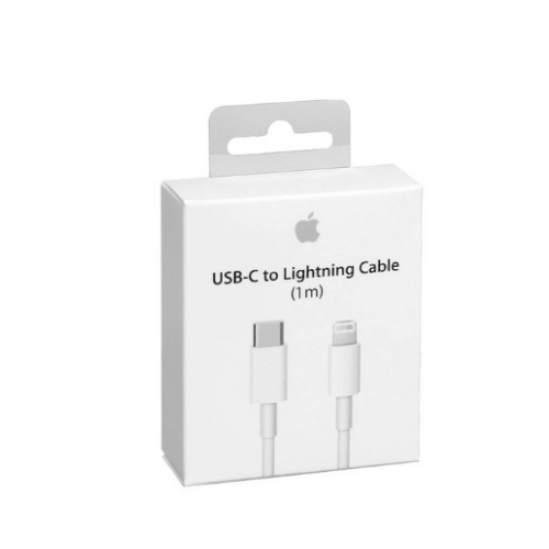 CABLE USB TIPO C A LIGHTNING IPHONE APPLE 1 MT EN CAJA