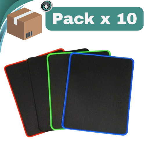 PACK X 10 ##PAD MOUSE LISO CON ANTIDESLIZANTE GAMING PAD