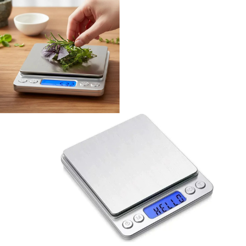 BALANZA DIGITAL PRESICION COCINA C LUZ POCKET 0.01 GRAMOS A 500